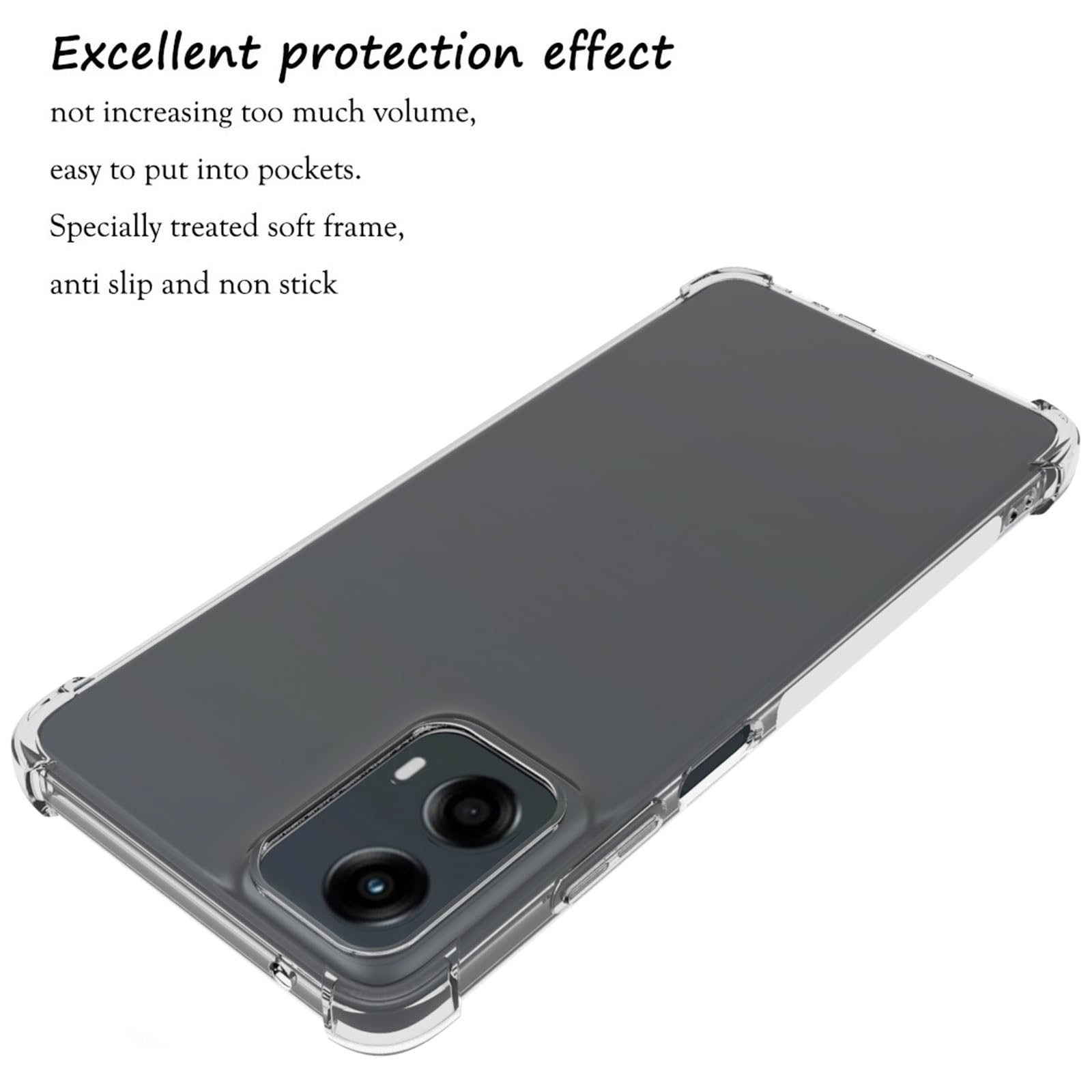 Amazon.com: for Motorola Moto G 5G 2024 Case: Clear Unisex
